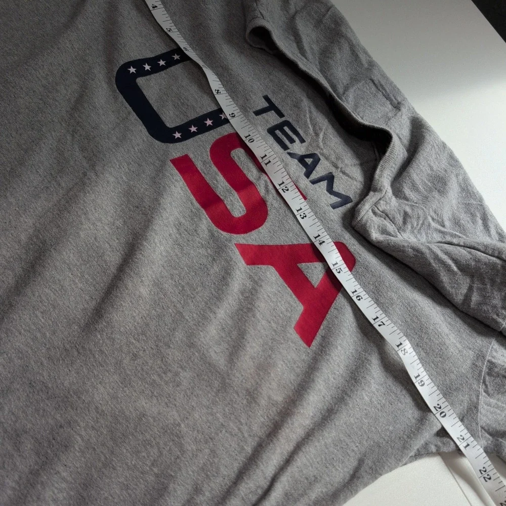 Polo Ralph Lauren Team USA 2022 Olympic Games Gray Long Sleeve T-Shirt Mens L